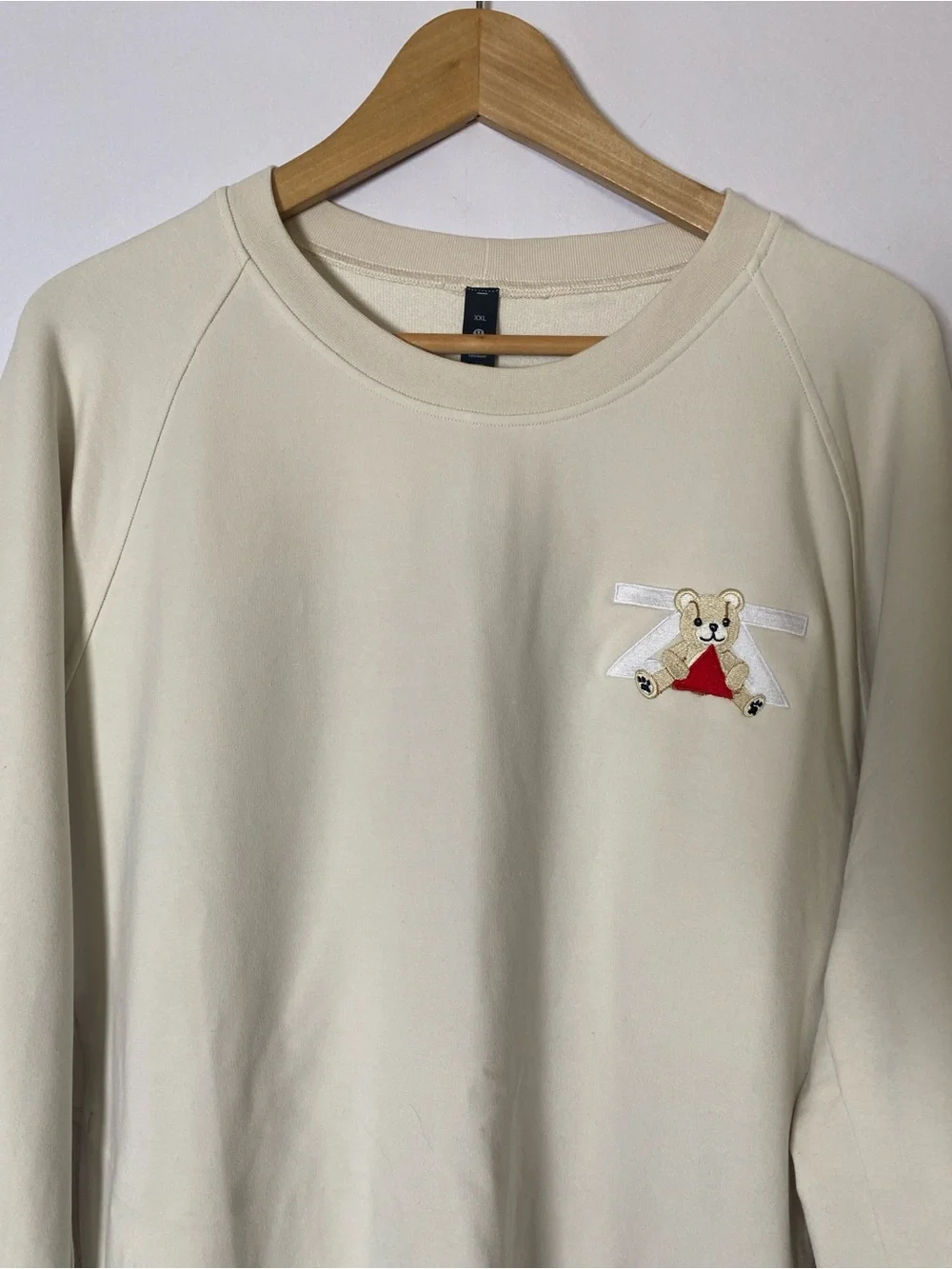 Lululemon City Sweat Jersey Sweatshirt Neutrals Cream Men's XXL - Picture 2 of 8